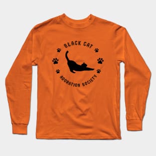 Black Cat Adoration Society 2 Long Sleeve T-Shirt